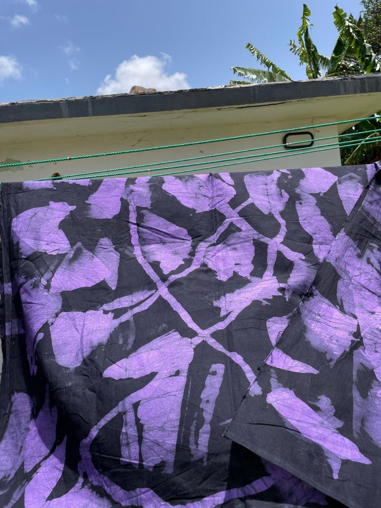 Fabric - Cotton in Purple Rorschach