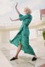 Letsa Wrap Dress in Baby Giraffe