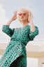 Letsa Wrap Dress in Baby Giraffe