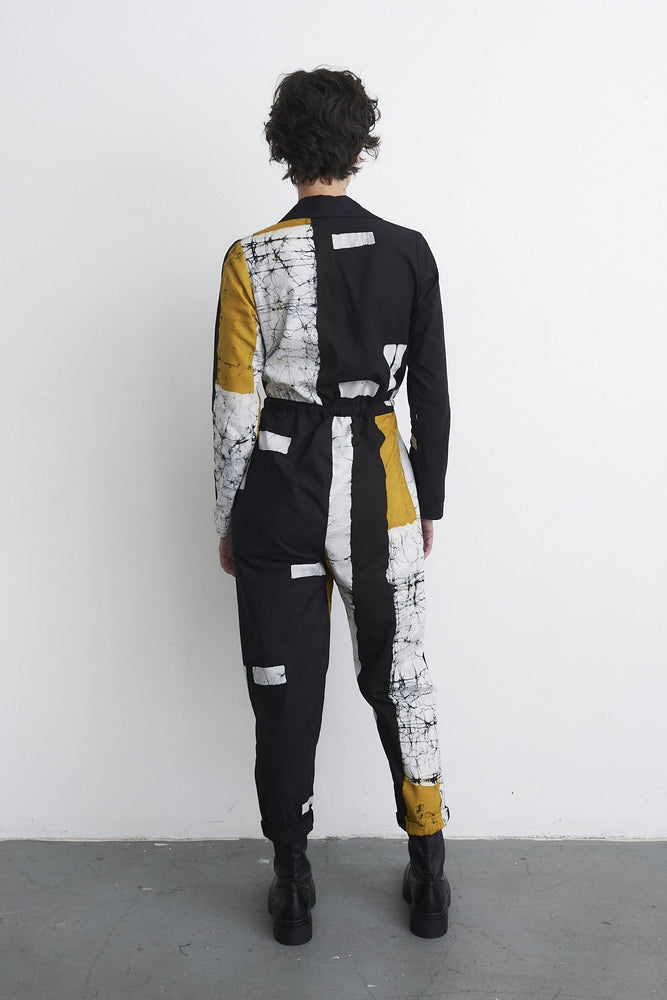 AW24 Del 1: Fuga Flight Suit in Cut & Paste - Osei – Duro - Jumpsuits