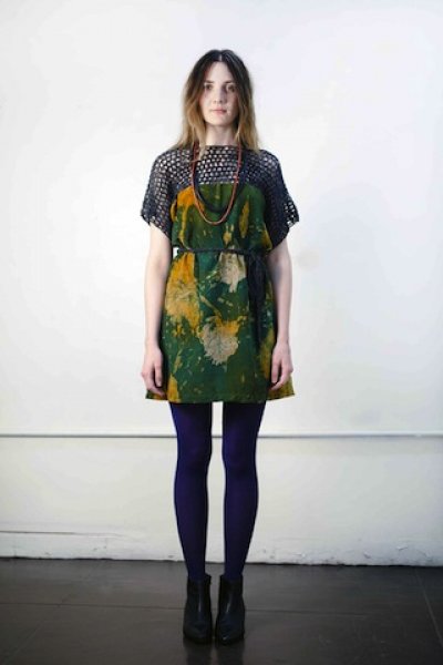 Crochet Dress in Autumnal