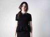 Peplum Top in Black
