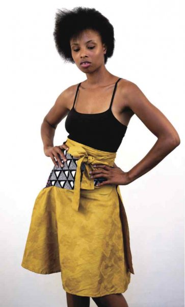 skirt-mustard
