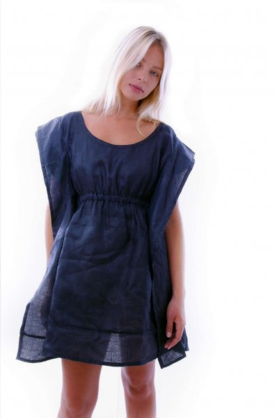 Square dress-darkblue