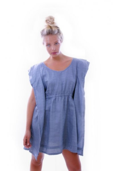 Square dress-silver