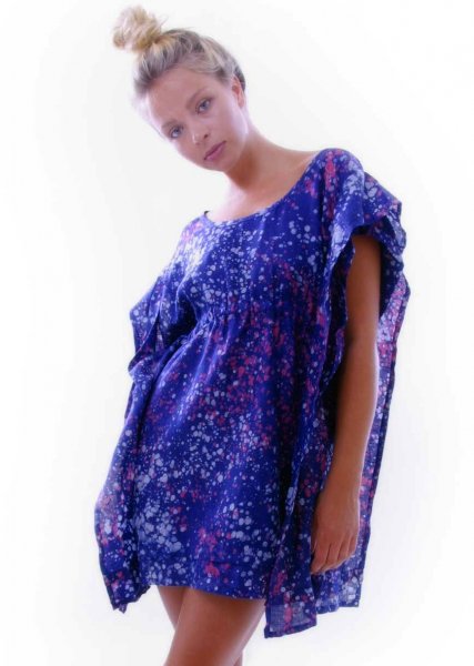 Square dress-splatter