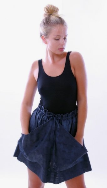 Skirt-darkblue