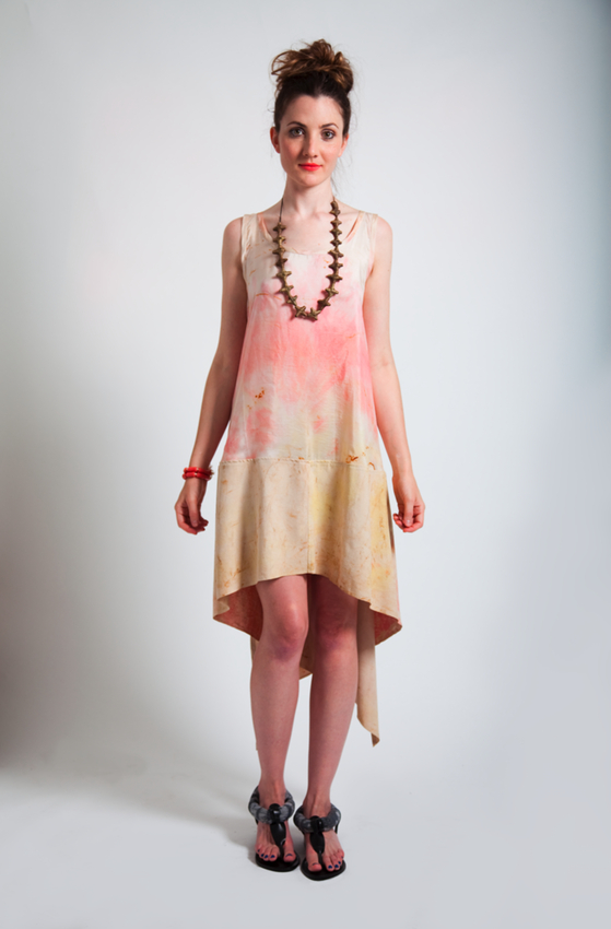 Rust Mobius Dress Front