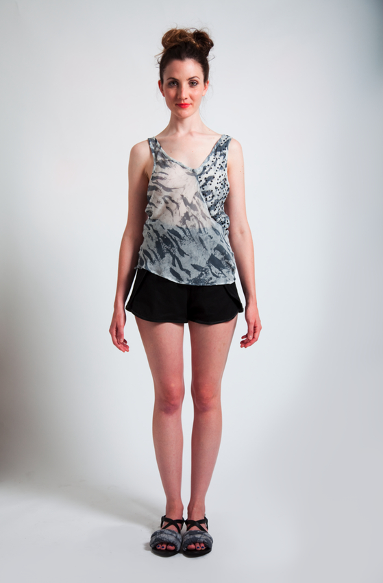 Barnacle Sequin Tank Black Shorts