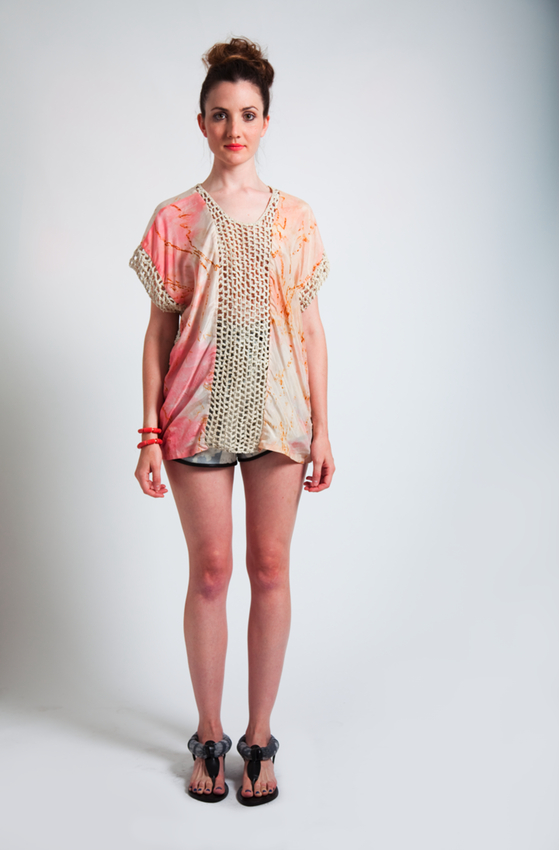 Rust Crochet Top Barnacle Shorts