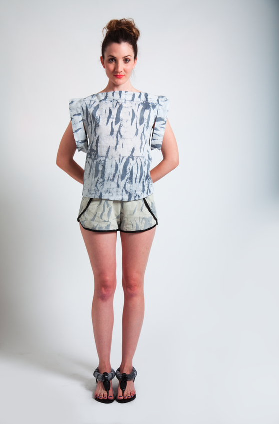 Barnacle Kimono Top Wrap Shorts