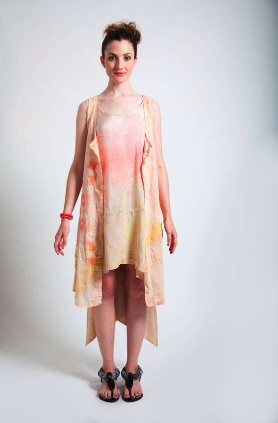 Rust Mobius Dress Front