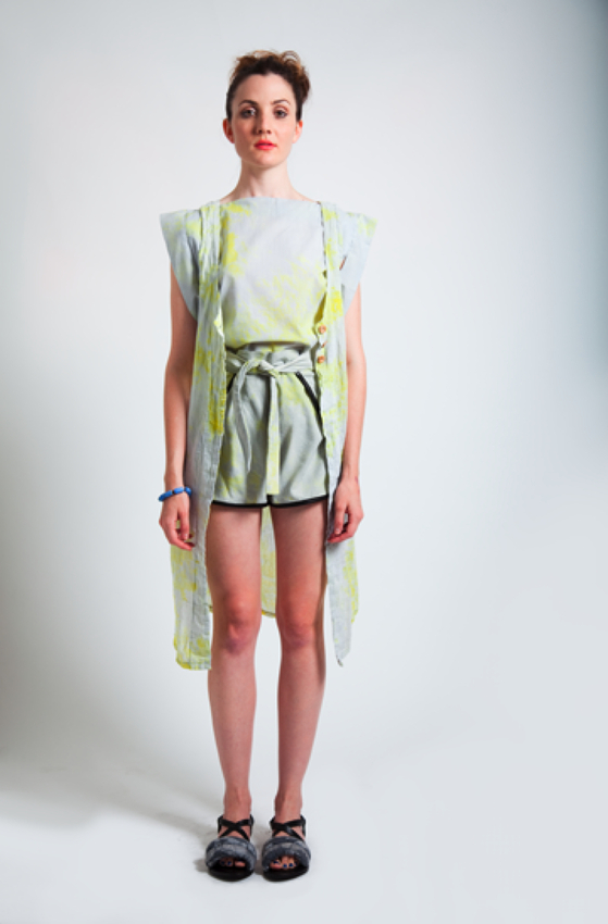 Lichen Overtank Kimono Top Shorts