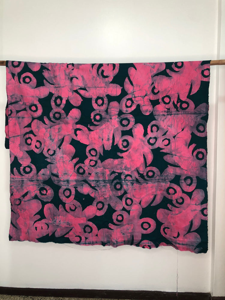 Sample Fabric - Cotton Denim in Pool Party