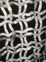Sample Fabric - Cotton Jersey in Black Mangrove
