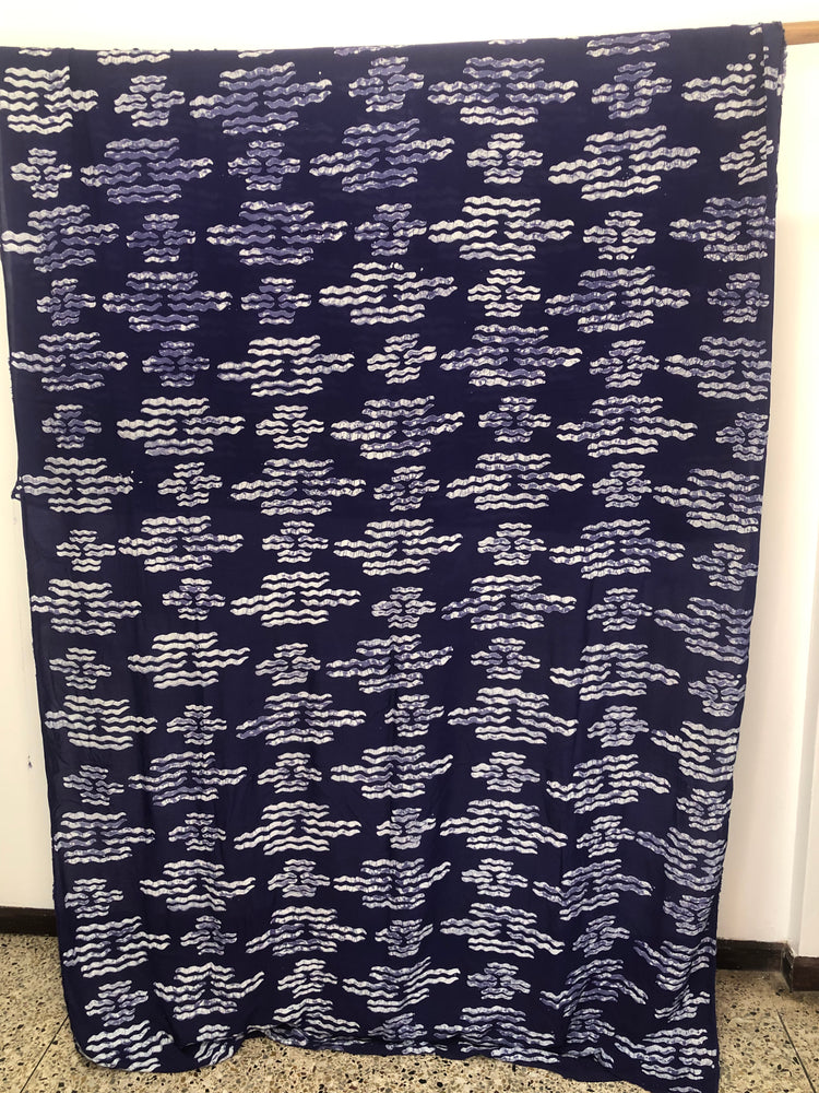 Sample Fabric - Batiste in Directions Navy