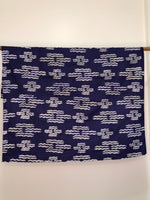 Sample Fabric - Cotton in Directions Navy