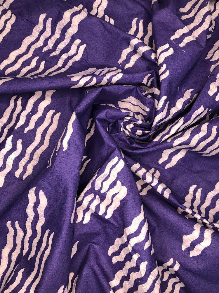 Sample Fabric - Cotton in Directions Navy