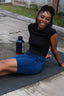 Lida Bike Shorts in Natural Indigo
