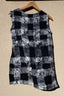 ARCHIVE Taifa Tank in B+W Gingham
