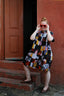 Bata Dress in Motley Halo