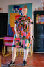 Bata Dress in Motley Salar