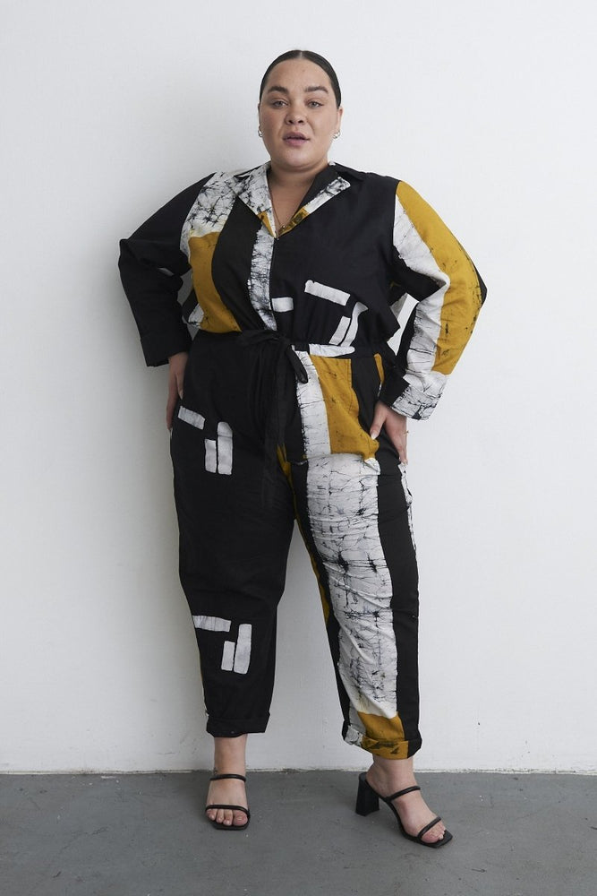 Fuga Flight Suit in Cut & Paste