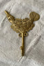 Kumasi Crocodile Brass Hook
