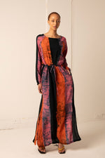 Naima Dress in Carmine