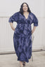 Letsa Wrap Dress in Rorschach