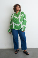 Flouncy Blouse in Mangrove