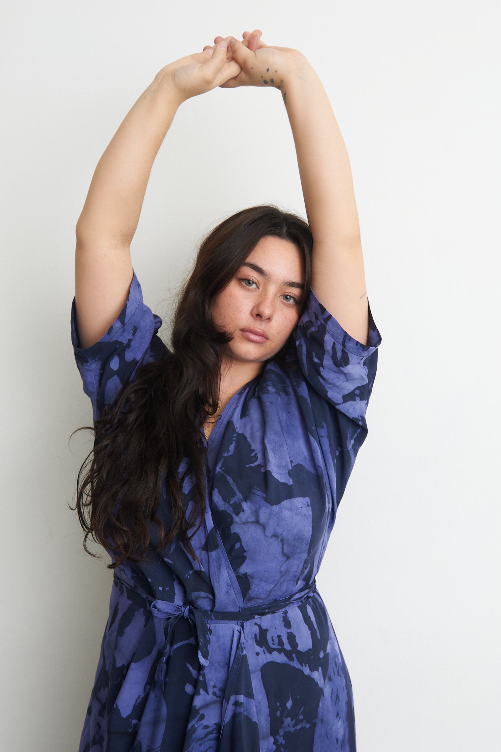 Letsa Wrap Dress in Rorschach – Osei – Duro