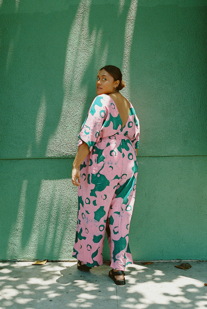 Easy Jumpsuit in Pool Party